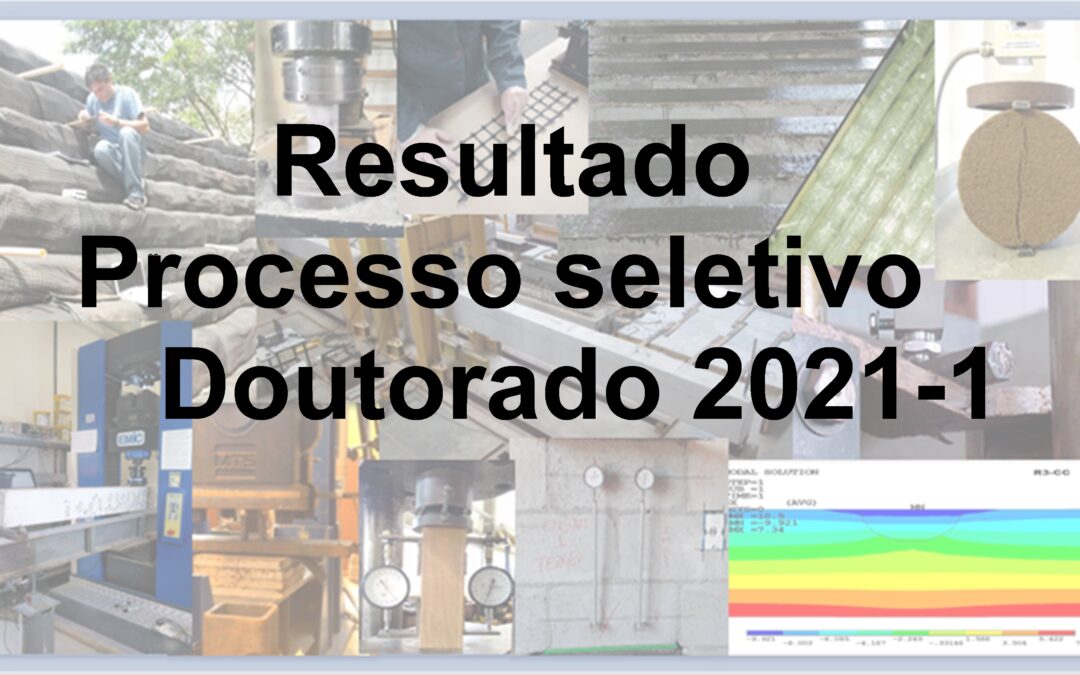 Resultado preliminar do Processo Seletivo – Doutorado 2021-1